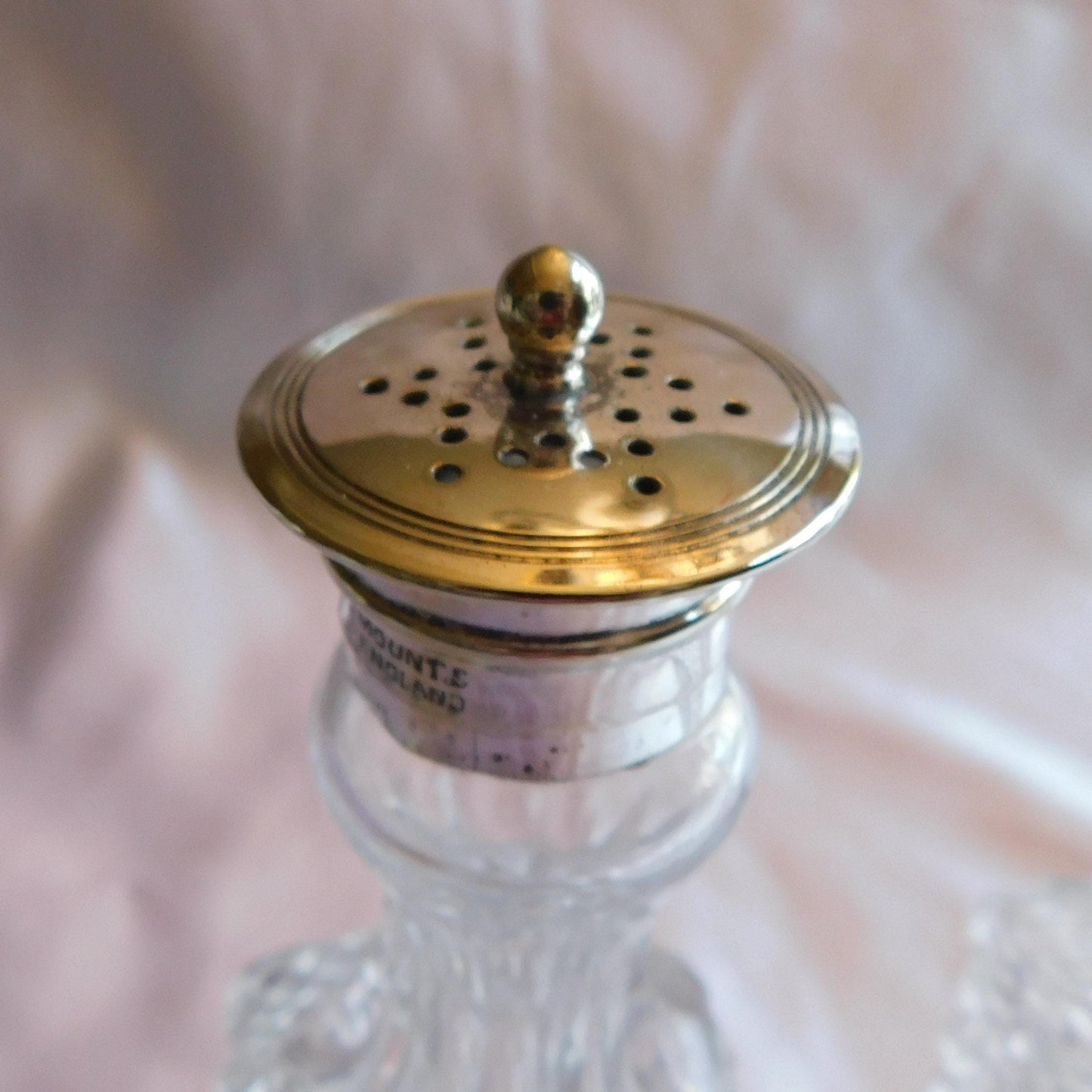 Five Piece Condiment Set with Silver Rack # 21579
