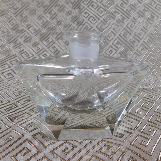 Angular Cut Crystal Perfume Bottle #  22524