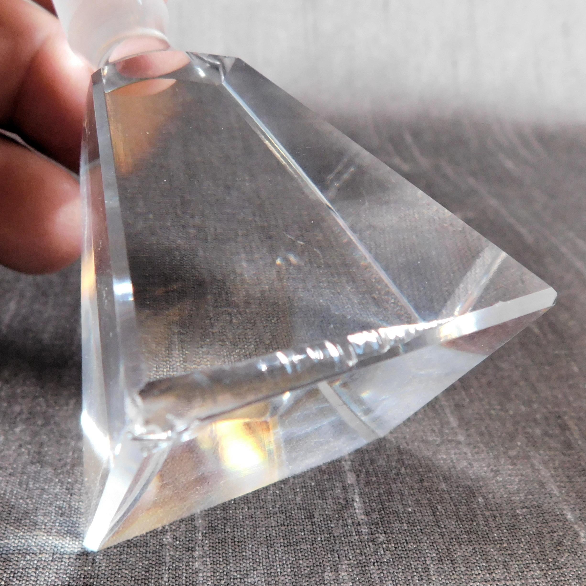 Angular Cut Crystal Perfume Bottle #  22524