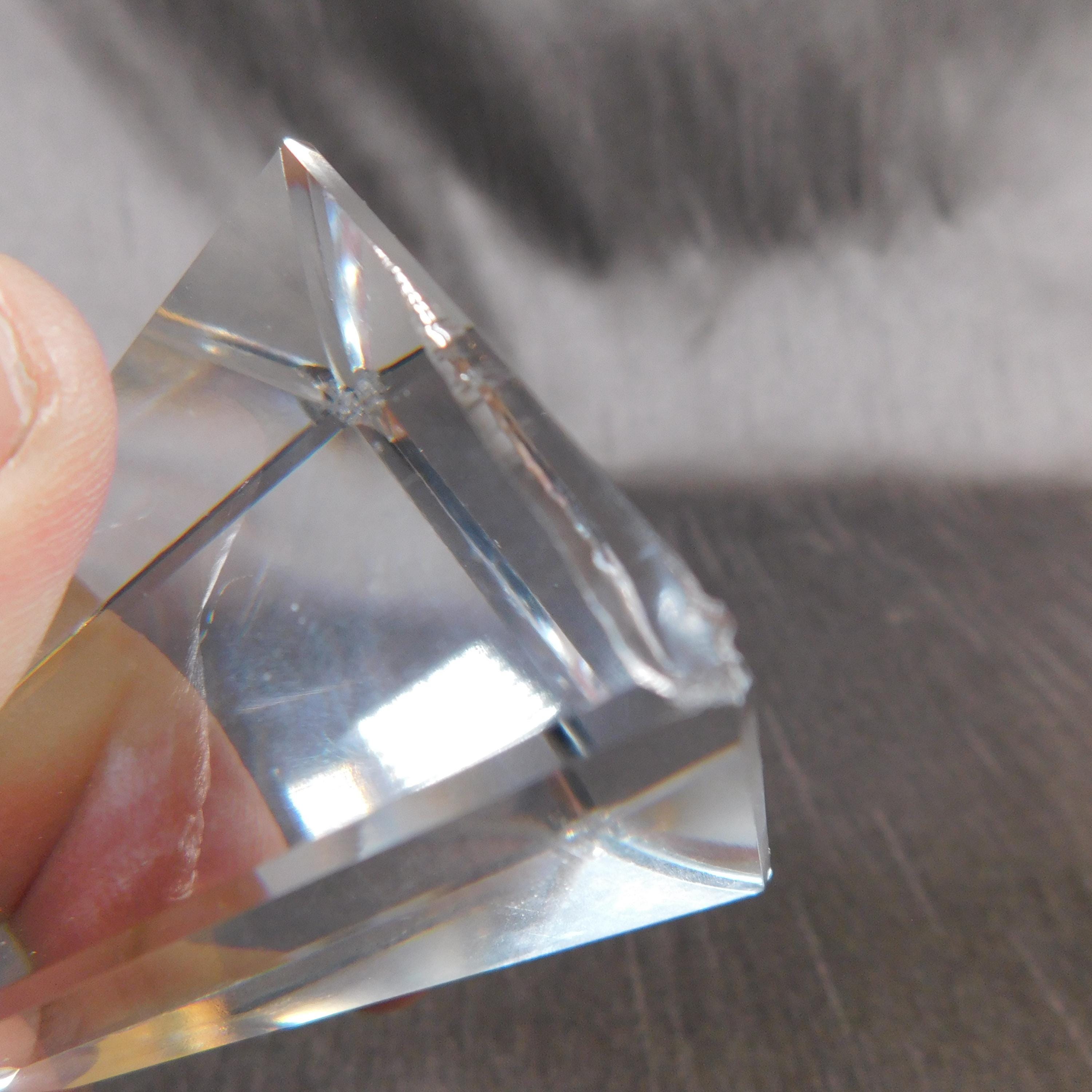 Angular Cut Crystal Perfume Bottle #  22524