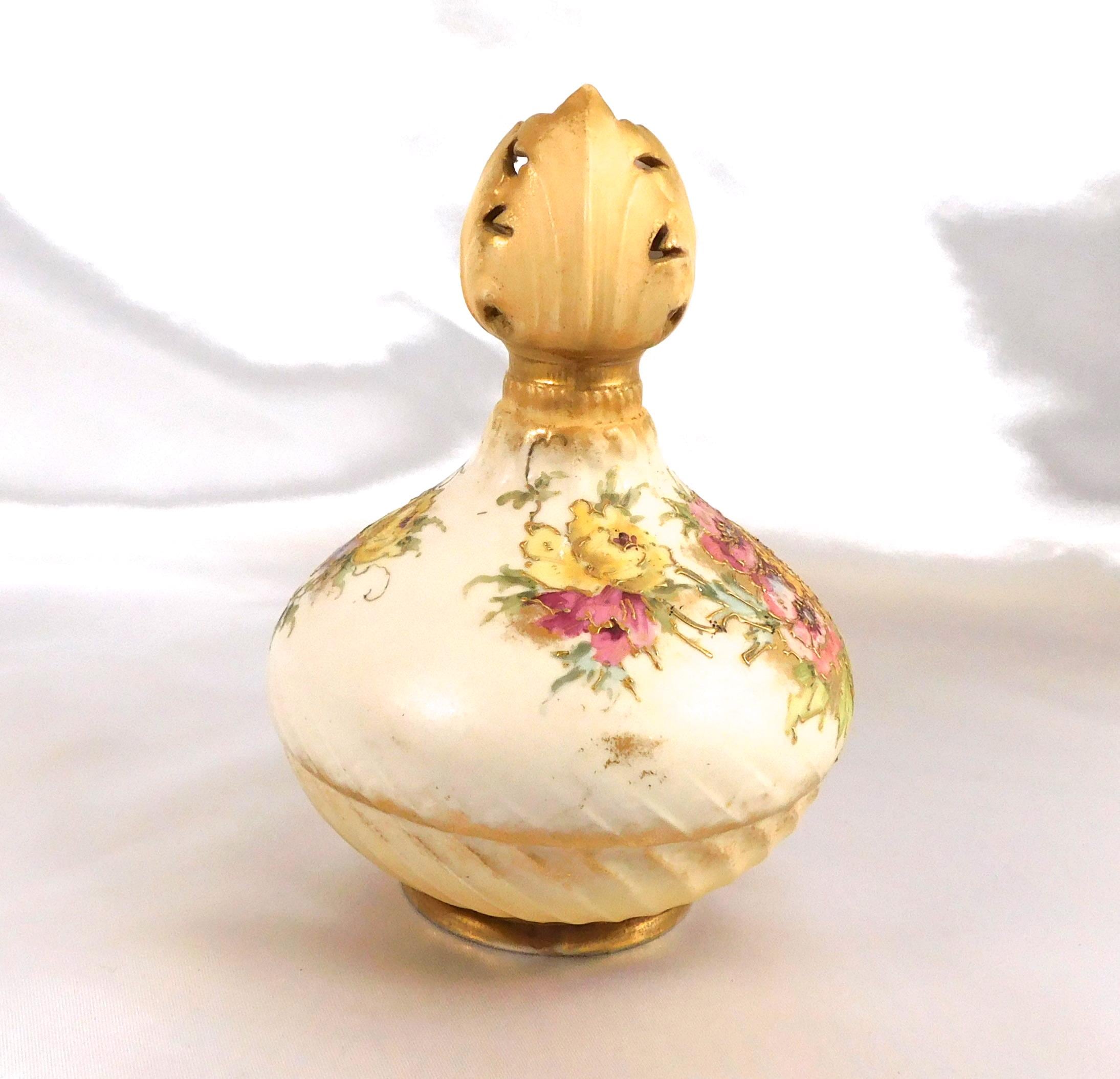 Mermod & Jaccard Cream Floral Pitcher # 6515