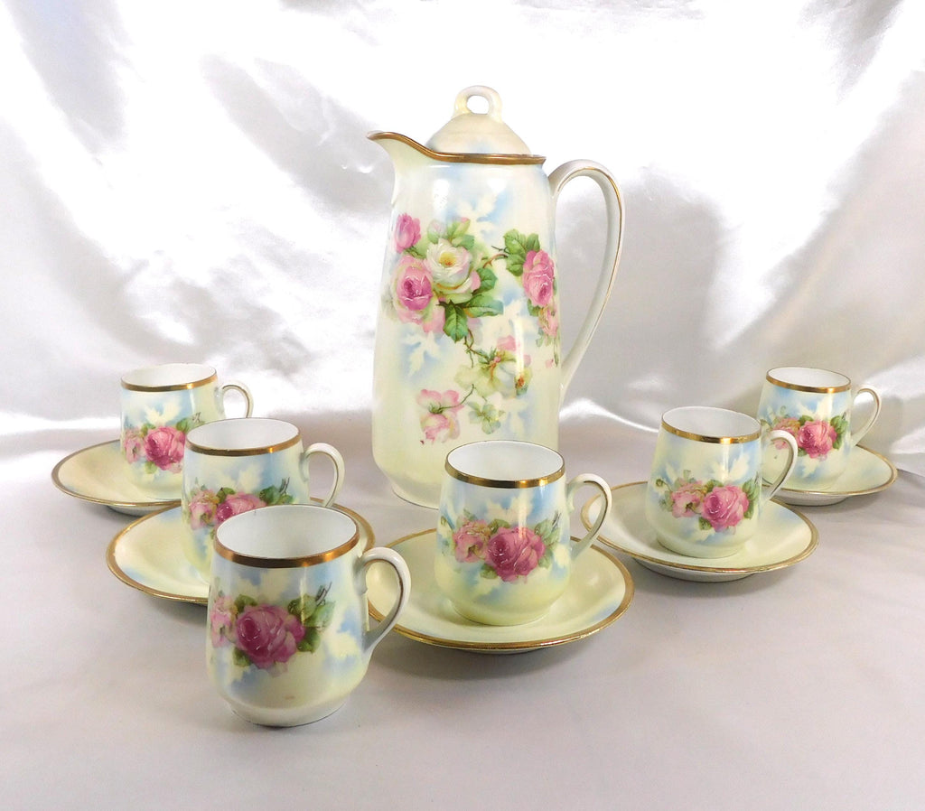 Thirteen Piece Chocolate Pot Set  # 25779