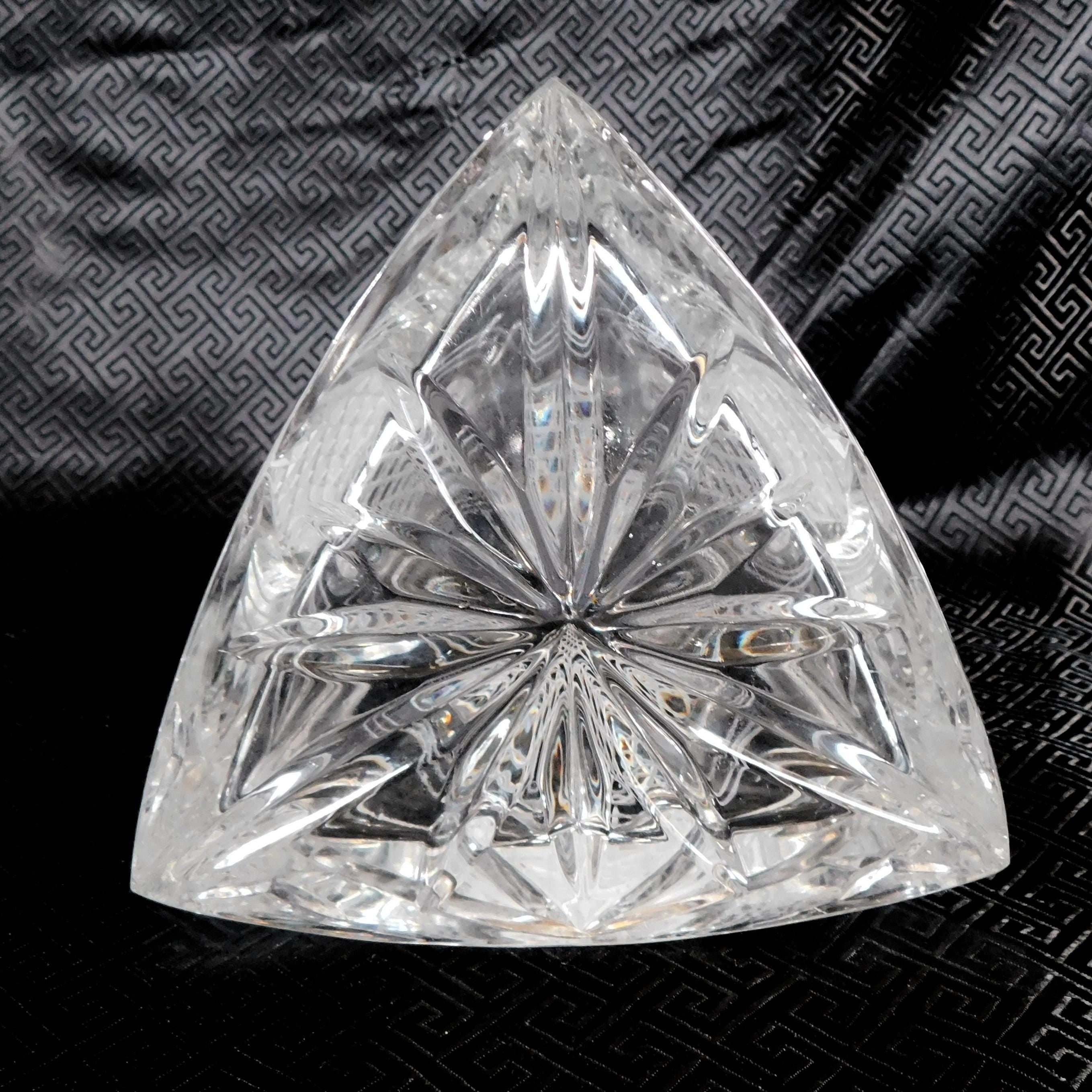 Vintage Three Sided Decanter with Wrong Stopper # 26037