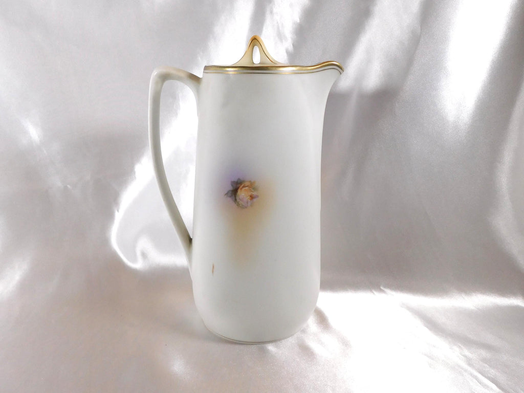 Peach Floral Coffee Pot from Germany # 25016