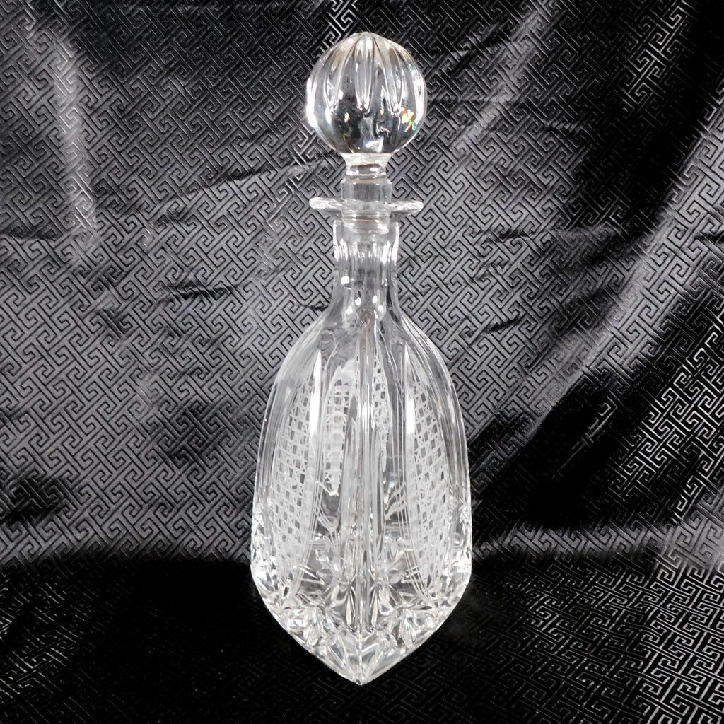Vintage Three Sided Decanter with Wrong Stopper # 26037