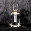 Large Cut Crystal Perfume Bottle with Matching Stopper # 26195