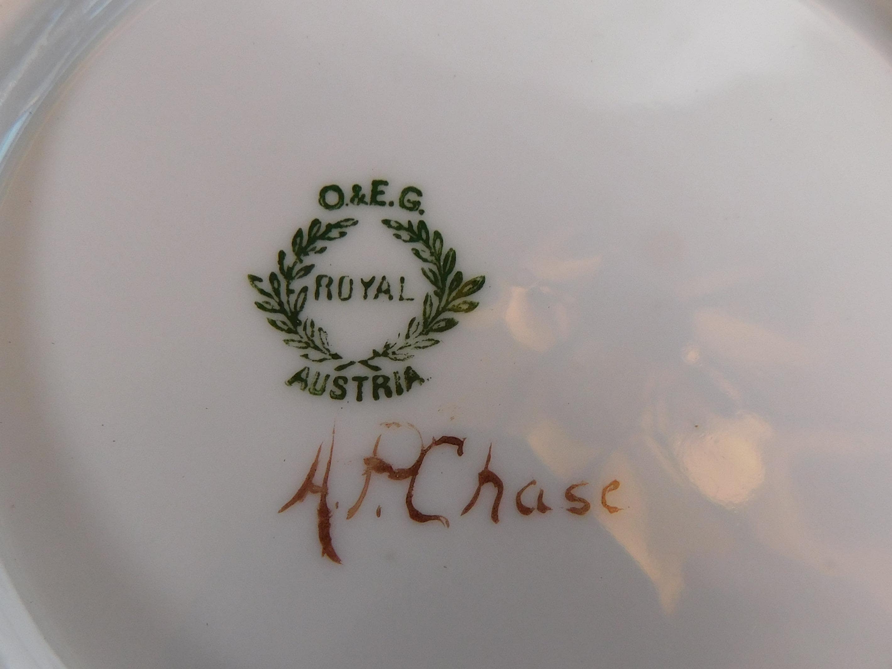 Signed Royal Austria Serving Bowl # 23419