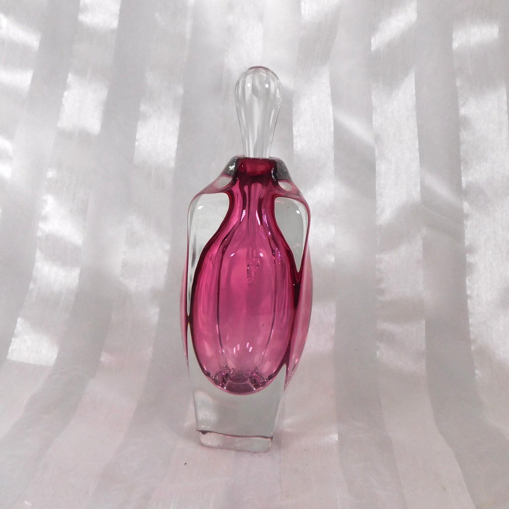 Pink Signed Winfisky Perfume Bottle # 26503