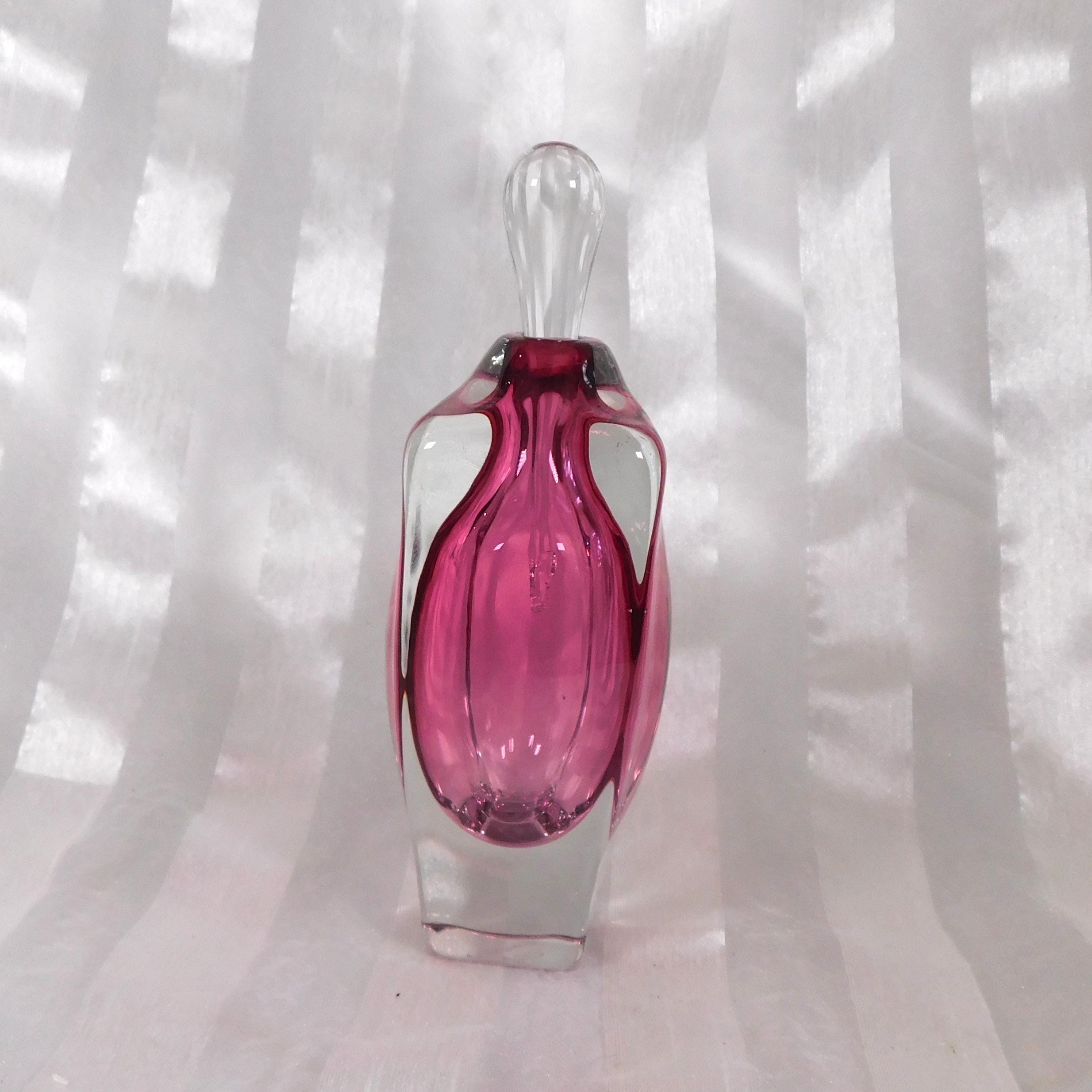 Pink Signed Winfisky Perfume Bottle # 26503