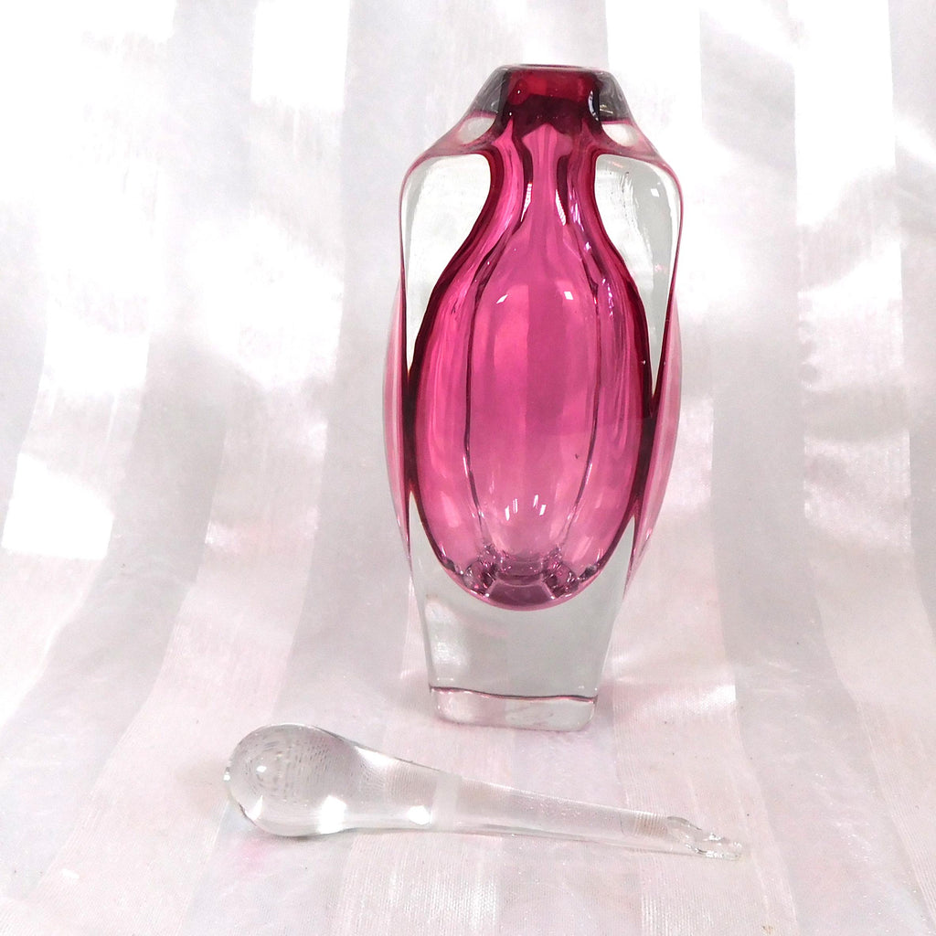 Pink Signed Winfisky Perfume Bottle # 26503