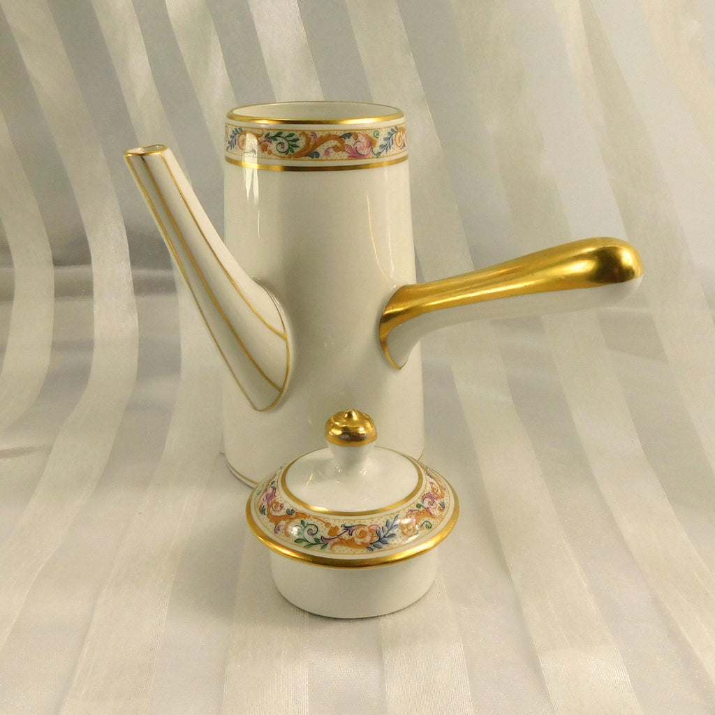 Bernardaud Limoges Chocolate Pot, Teapot and Sugar & Creamer Set
