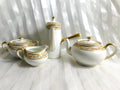 Bernardaud Limoges Chocolate Pot, Teapot and Sugar & Creamer Set