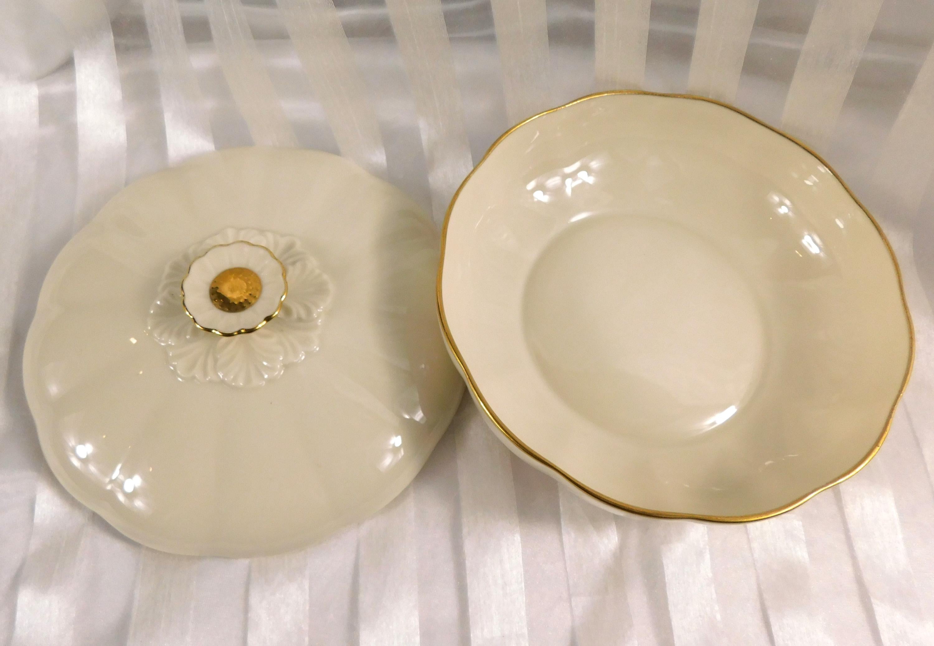Lenox Primrose Large Covered Candy or Serving Dish # 26782