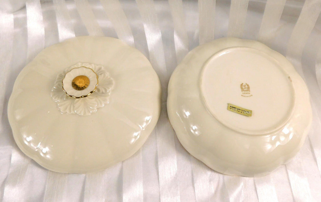 Lenox Primrose Large Covered Candy or Serving Dish # 26782