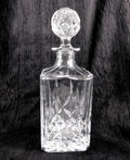 Block Cut Crystal Whiskey Decanter in Olympic # 21844