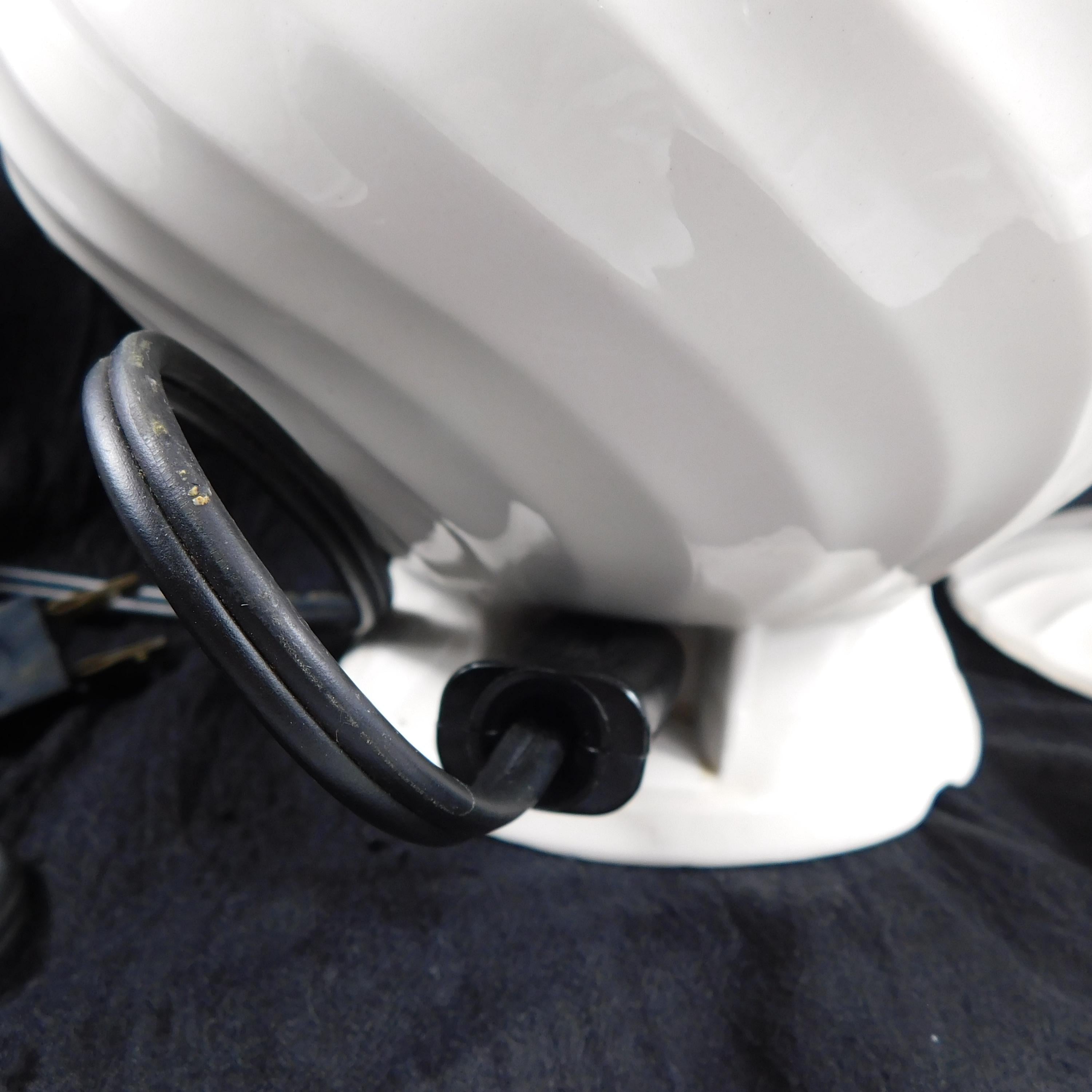 Ambree White Footed Electric Soup Tureen with Lid and Ladle # 26966