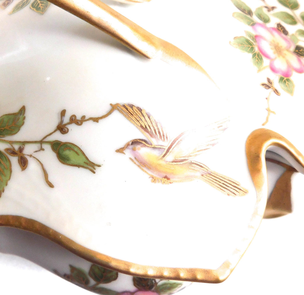 Lenwile-Ardalt Covered Leaf Shaped Serving Dish  # 25772