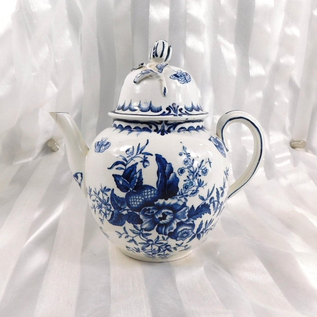 Blue Sprays Floral Teapot # 27091