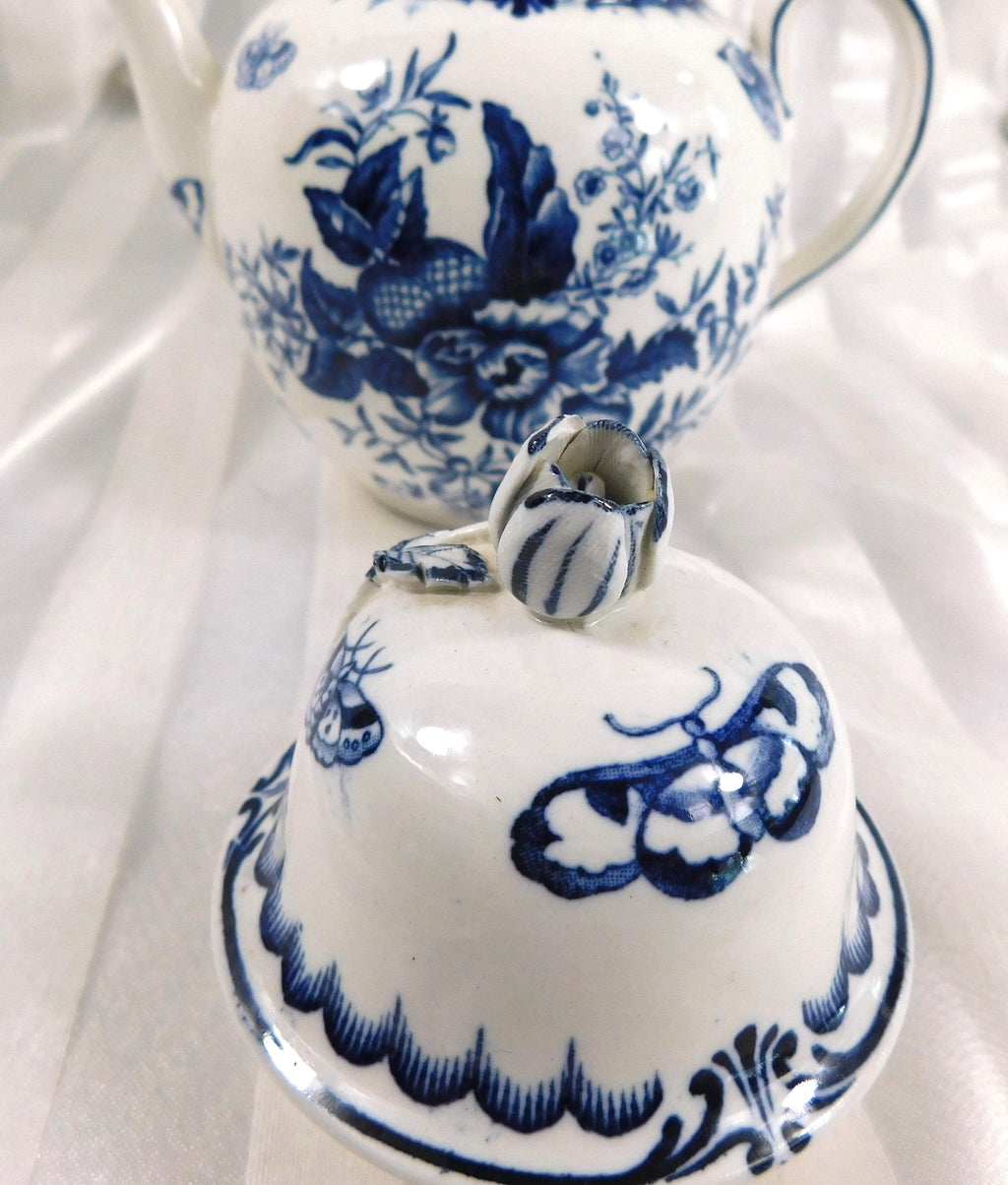 Blue Sprays Floral Teapot # 27091