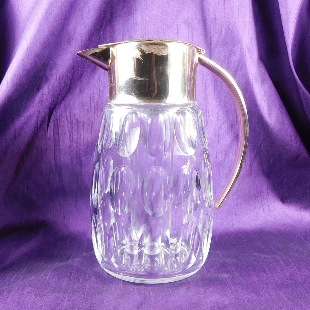 Large Crystal Wine Decanter with Ice Insert # 27157