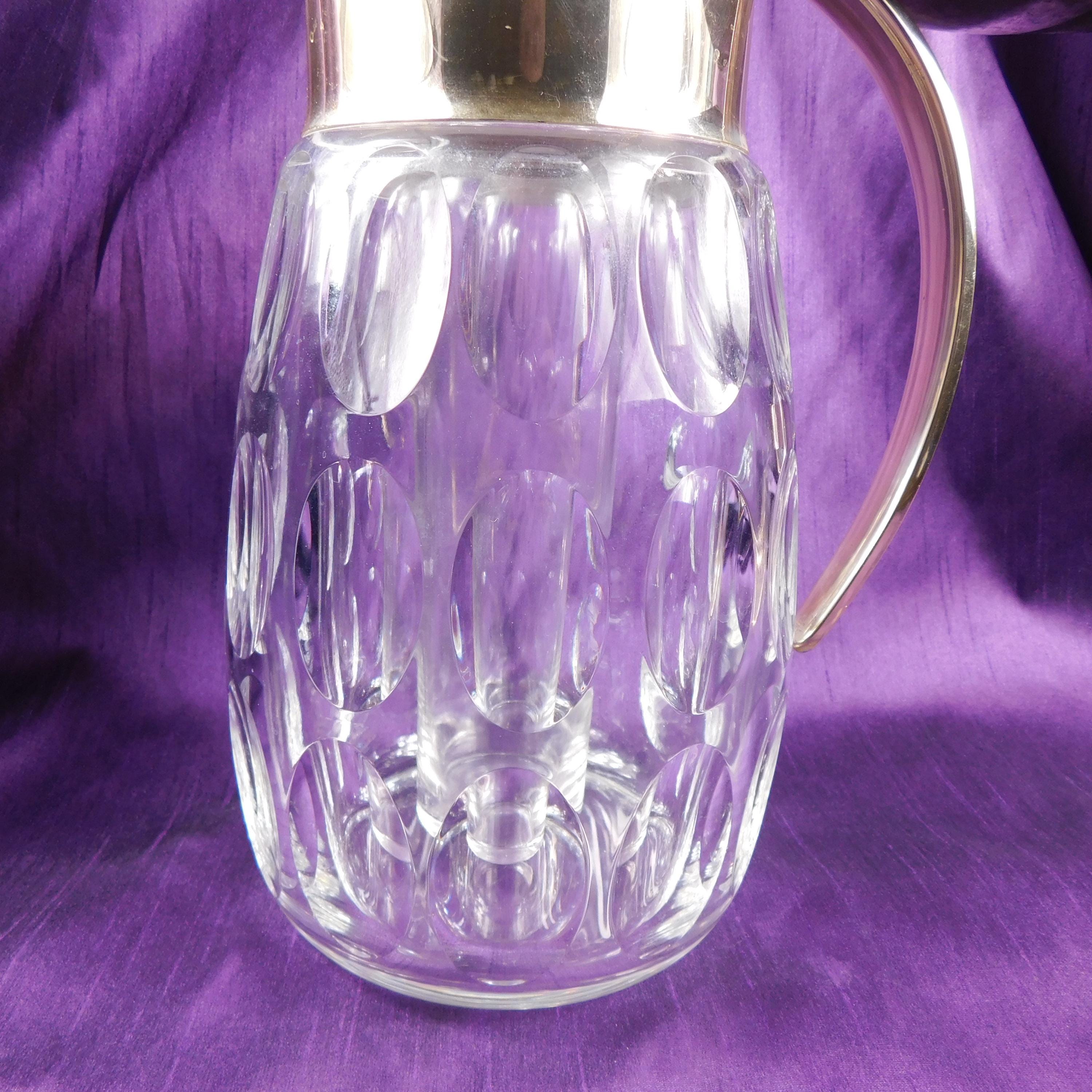 Large Crystal Wine Decanter with Ice Insert # 27157