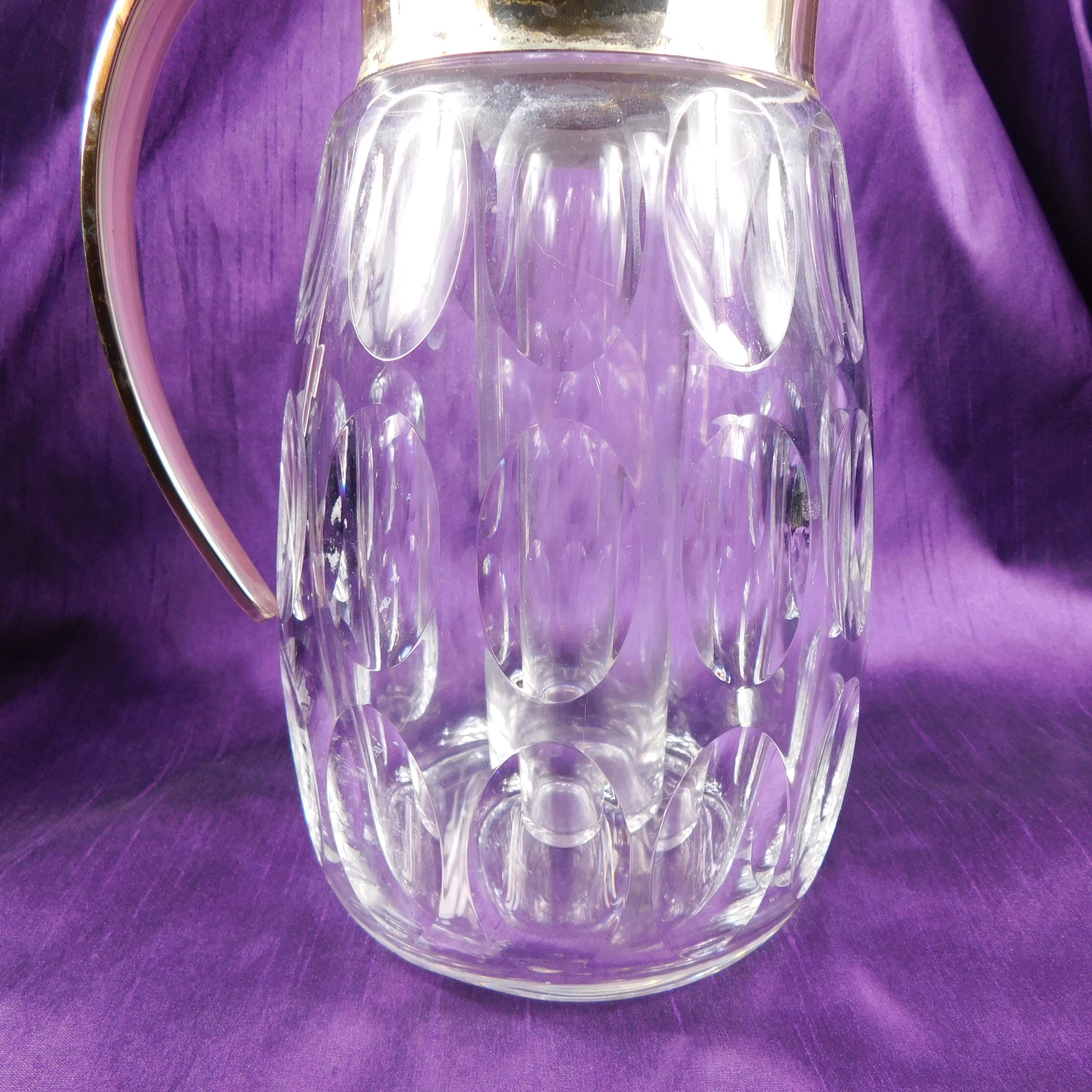 Large Crystal Wine Decanter with Ice Insert # 27157