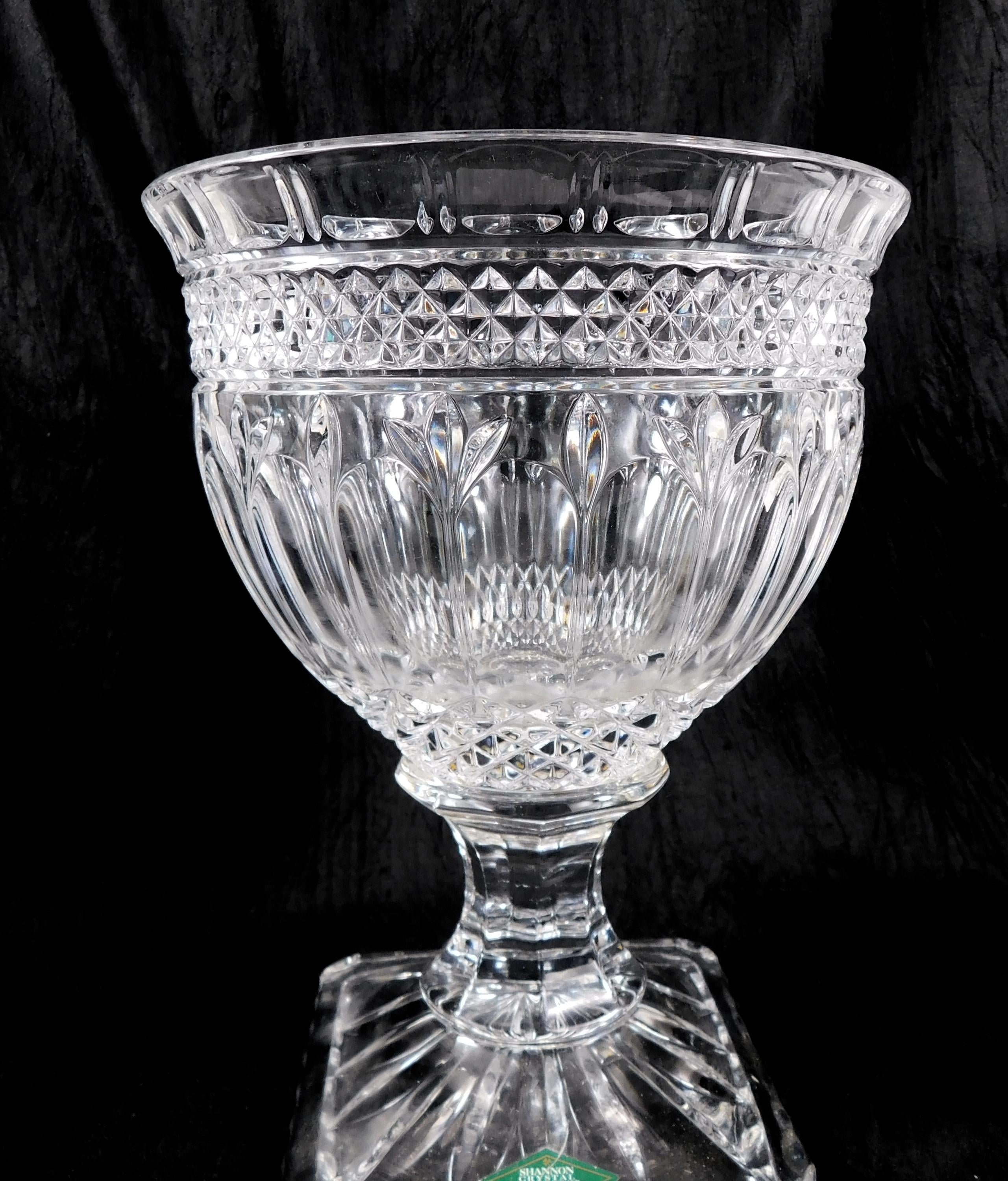 Shannon Cut Crystal Footed Compote # 27191