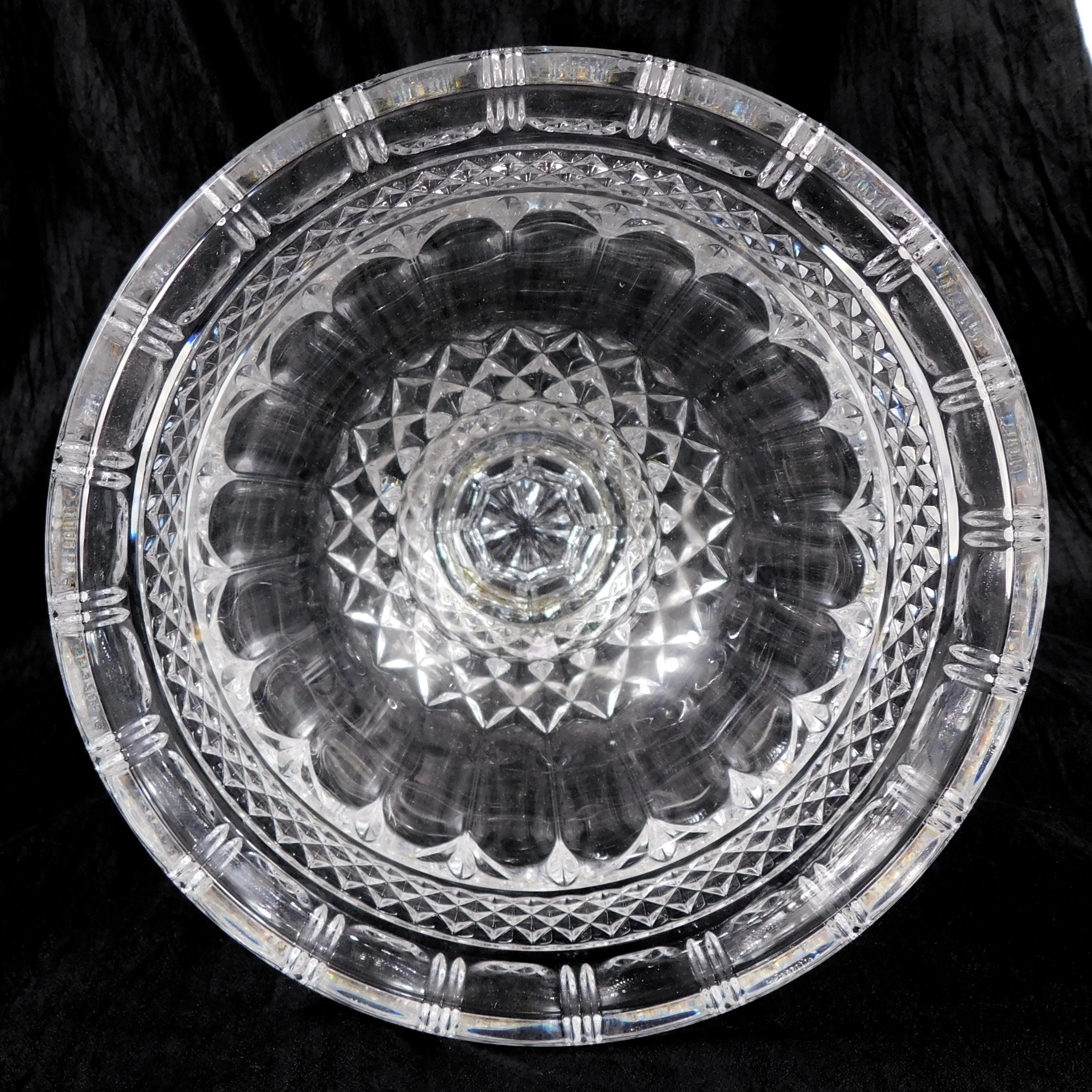 Shannon Cut Crystal Footed Compote # 27191