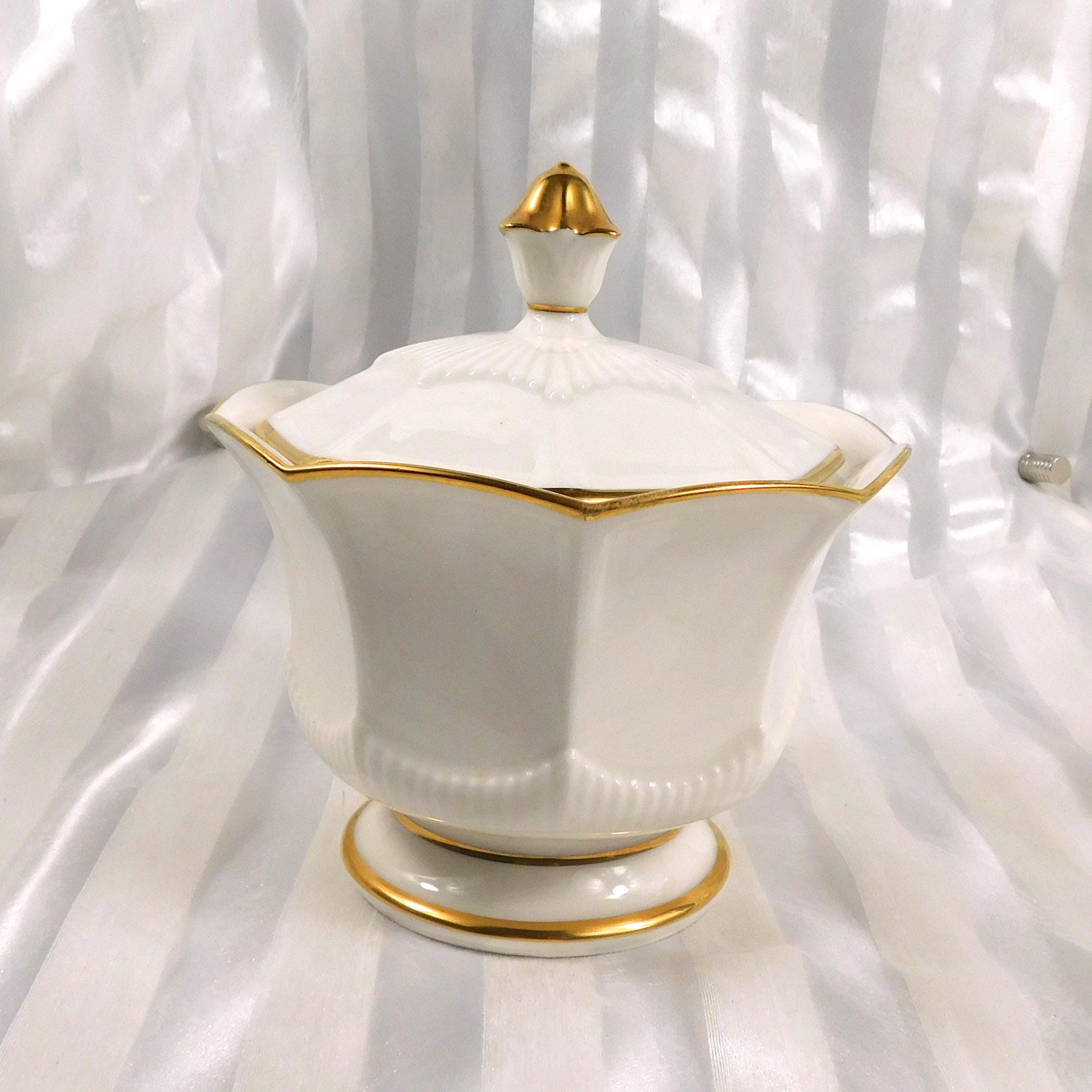 Noritake Footed Eight Sided Covered Dish # 27119