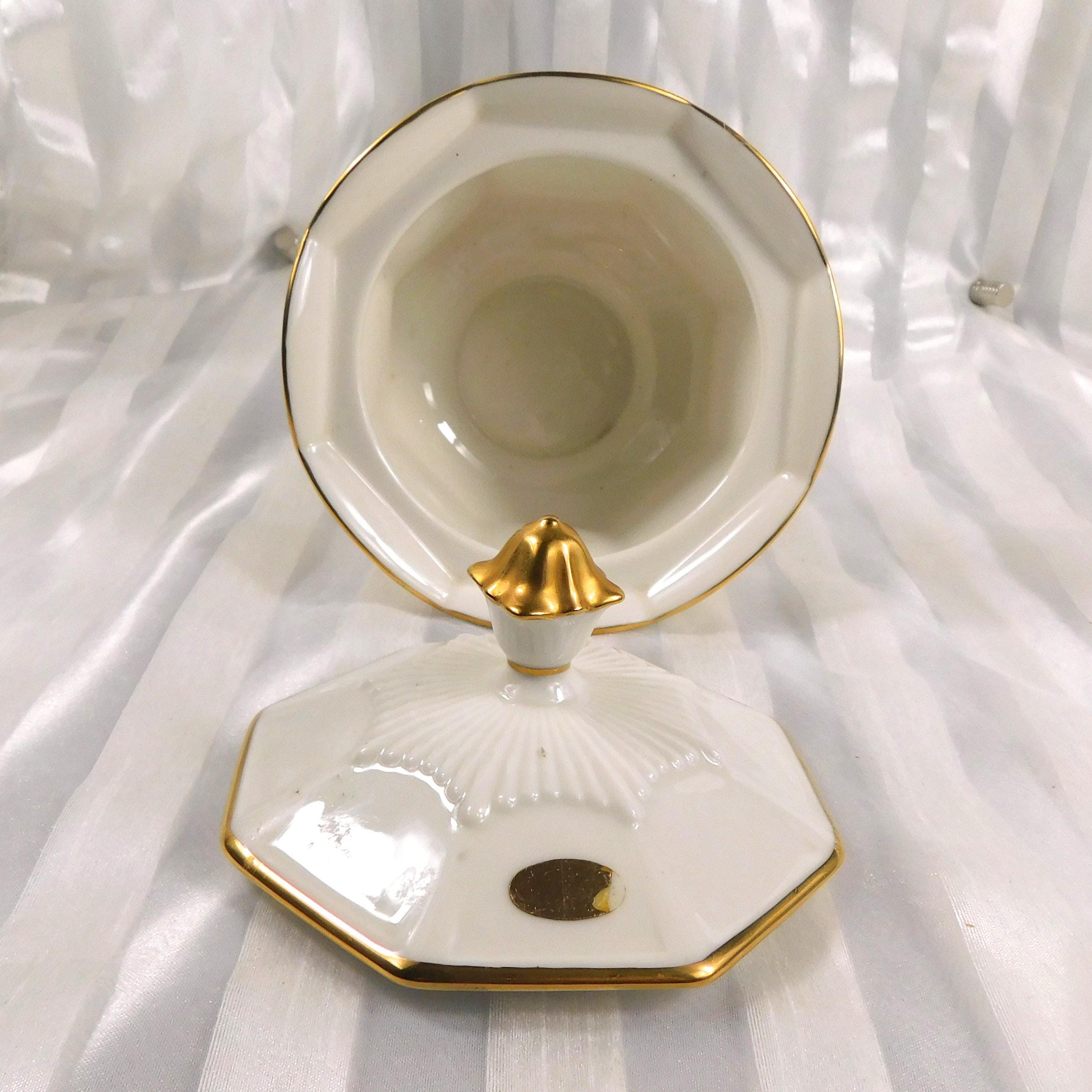 Noritake Footed Eight Sided Covered Dish # 27119