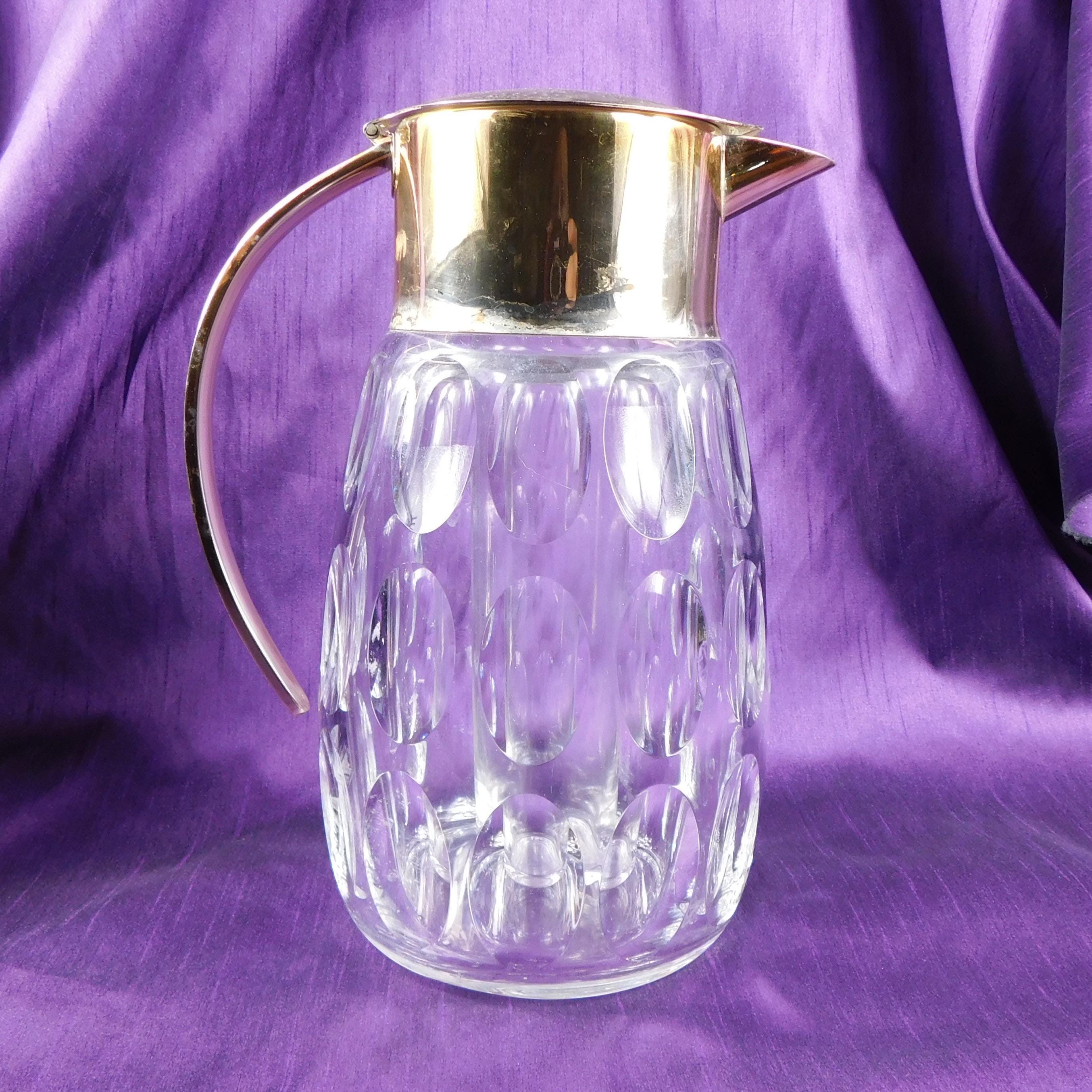 Large Crystal Wine Decanter with Ice Insert # 27157