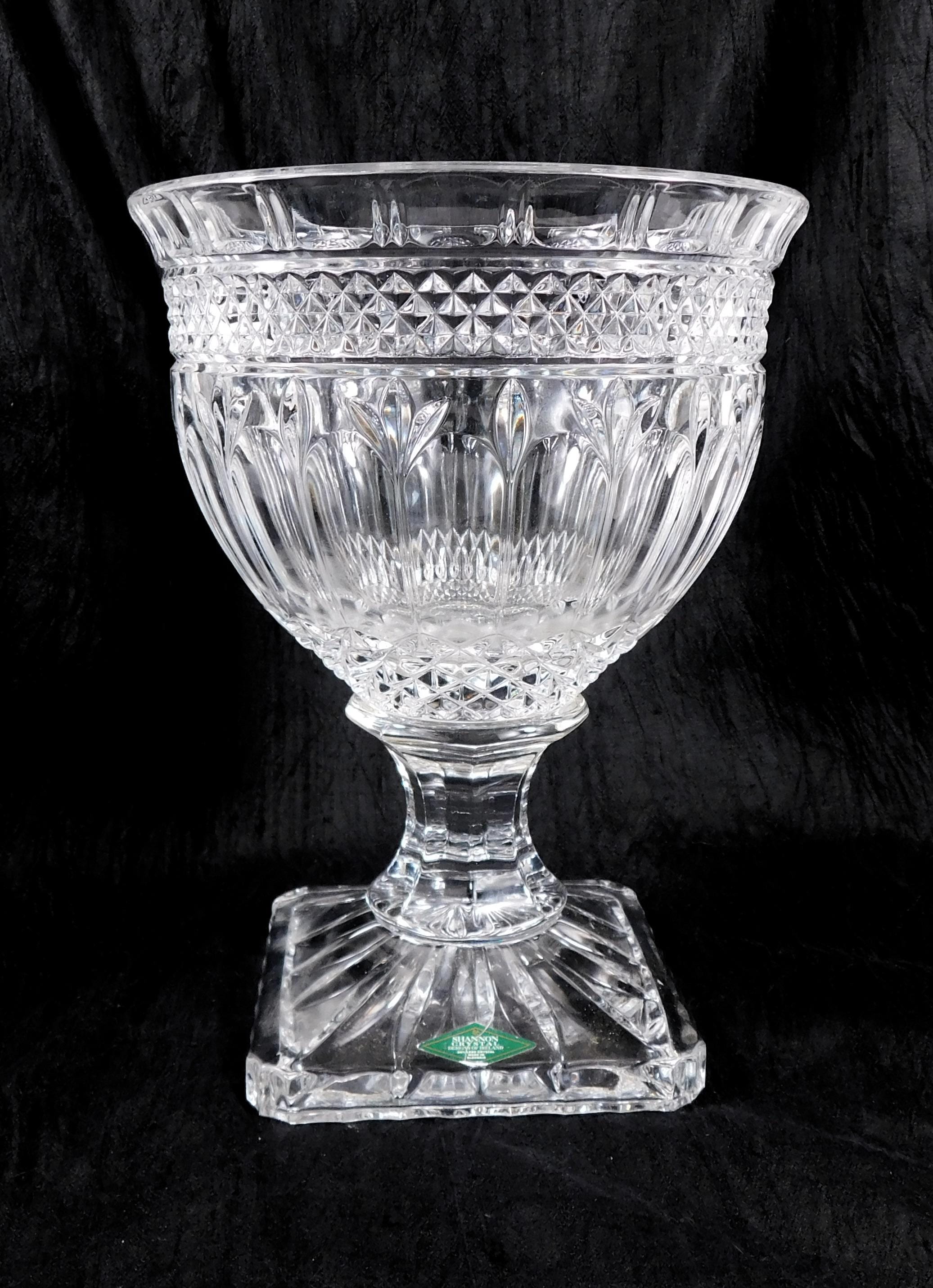 Shannon Cut Crystal Footed Compote # 27191