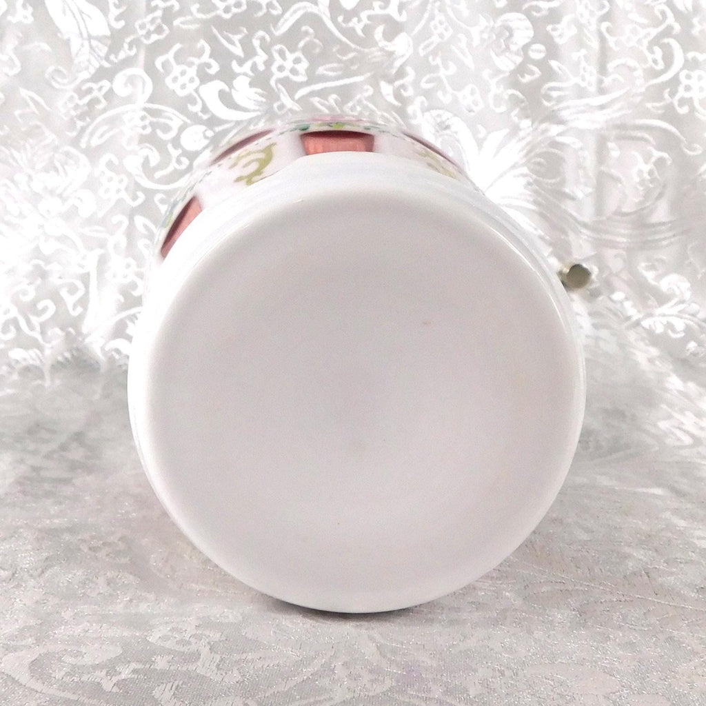 White over Pink Cut to Clear Vase # 27280