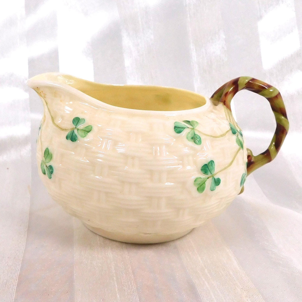 Belleek Creamer in Shamrock # 26643
