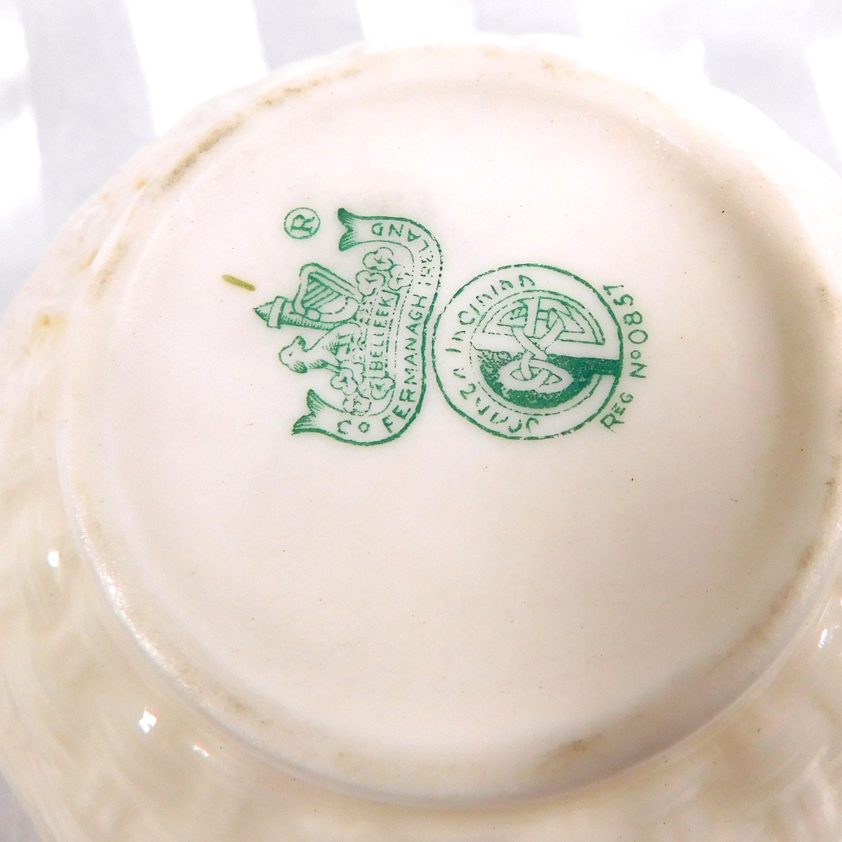 Belleek Creamer in Shamrock # 26643