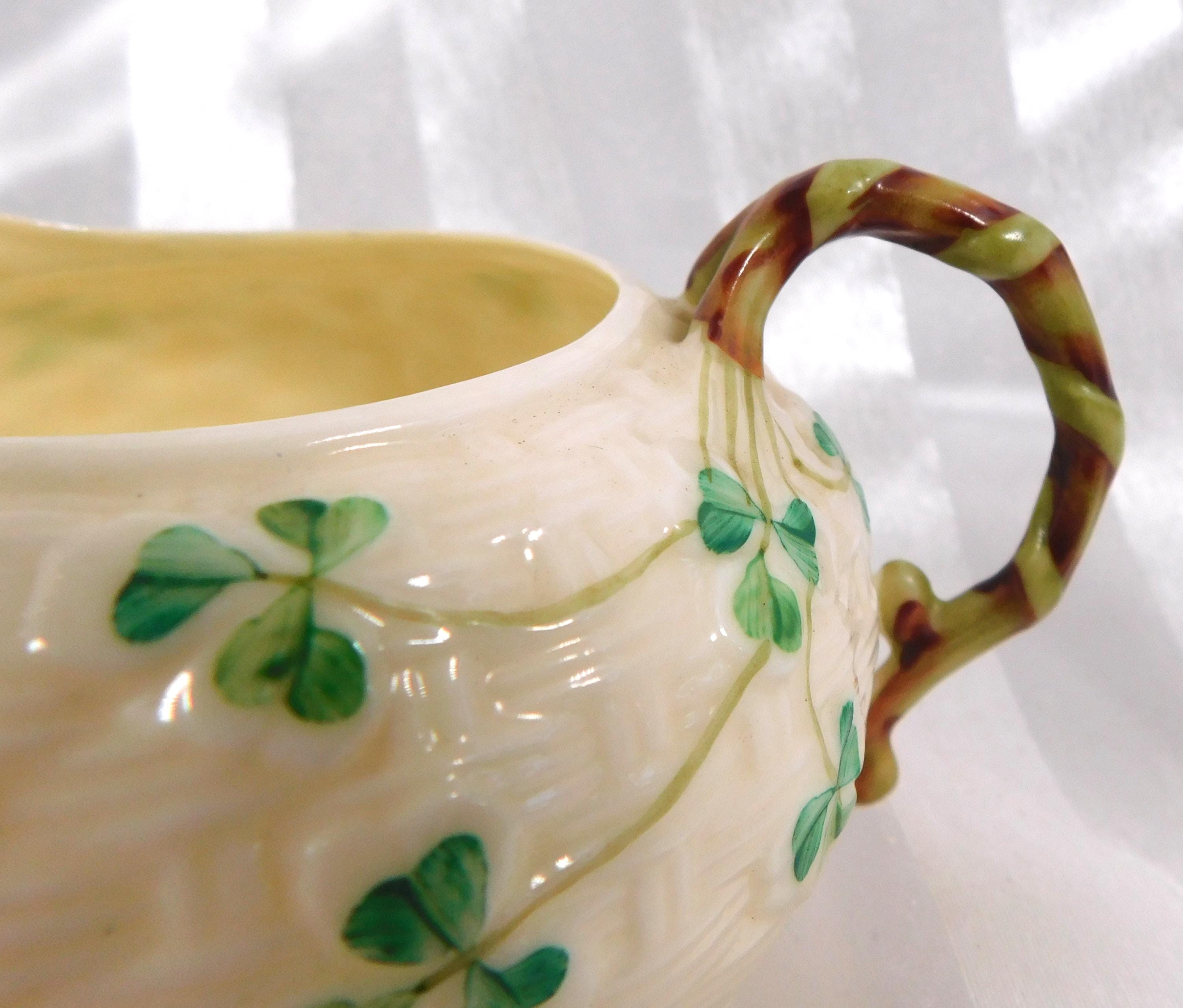 Belleek Creamer in Shamrock # 26643