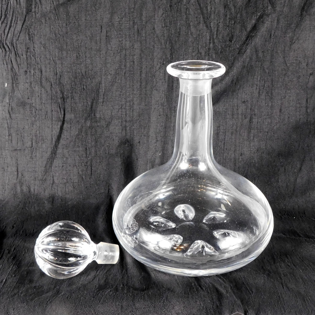 Orrefors Signed Ships Decanter # 27381