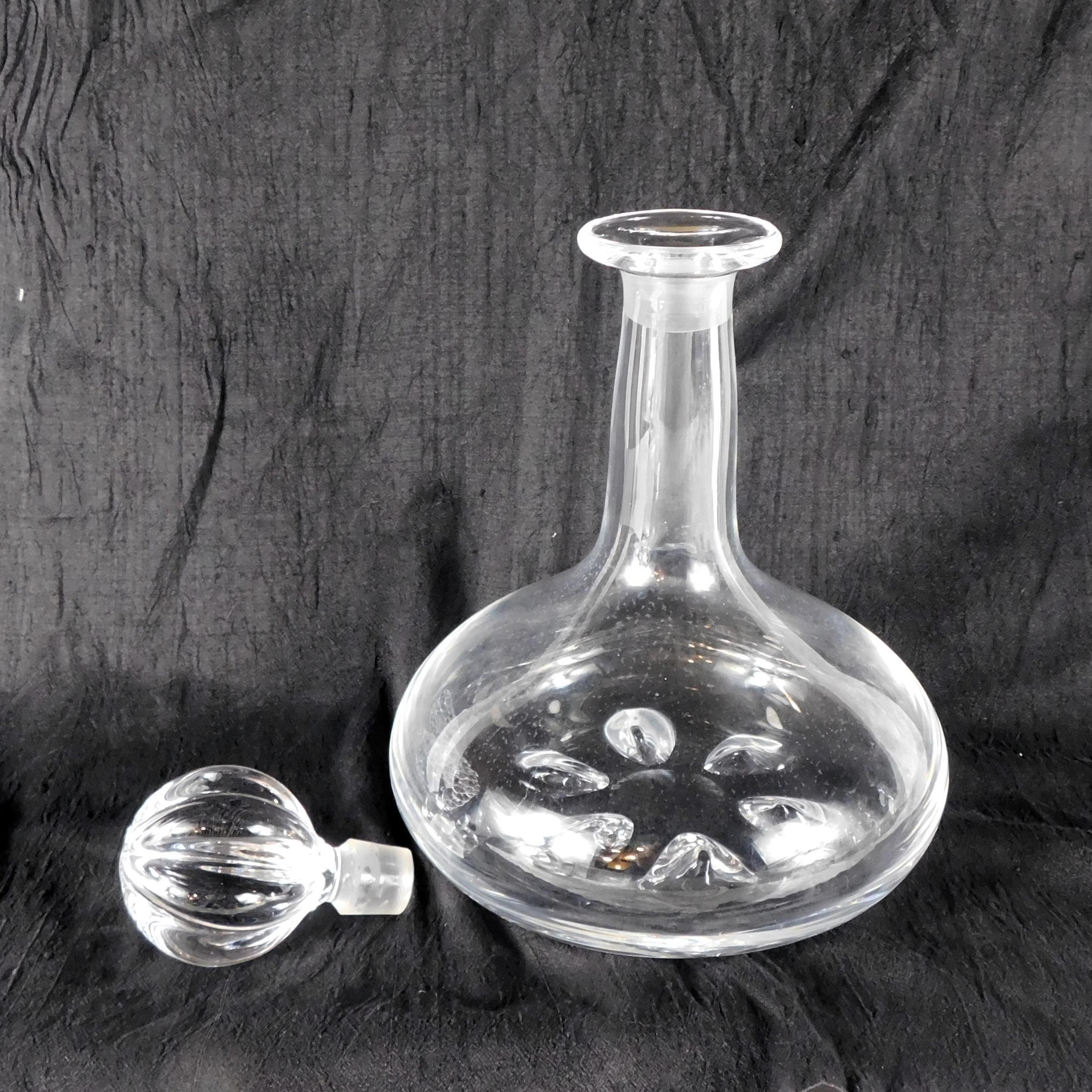 Orrefors Signed Ships Decanter # 27381