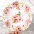 Pink Floral Serving Tray # 27368