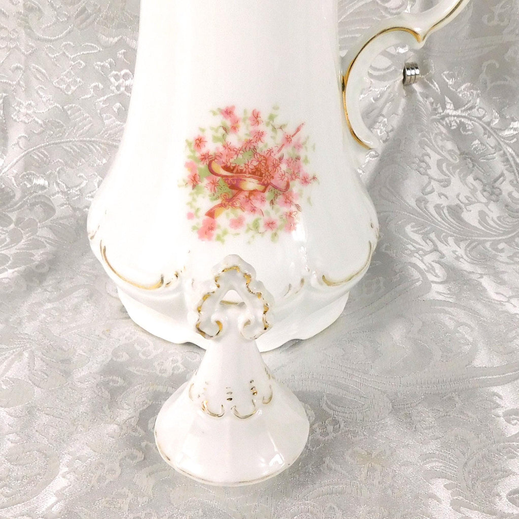 White Unmarked Chocolate Pot # 27005