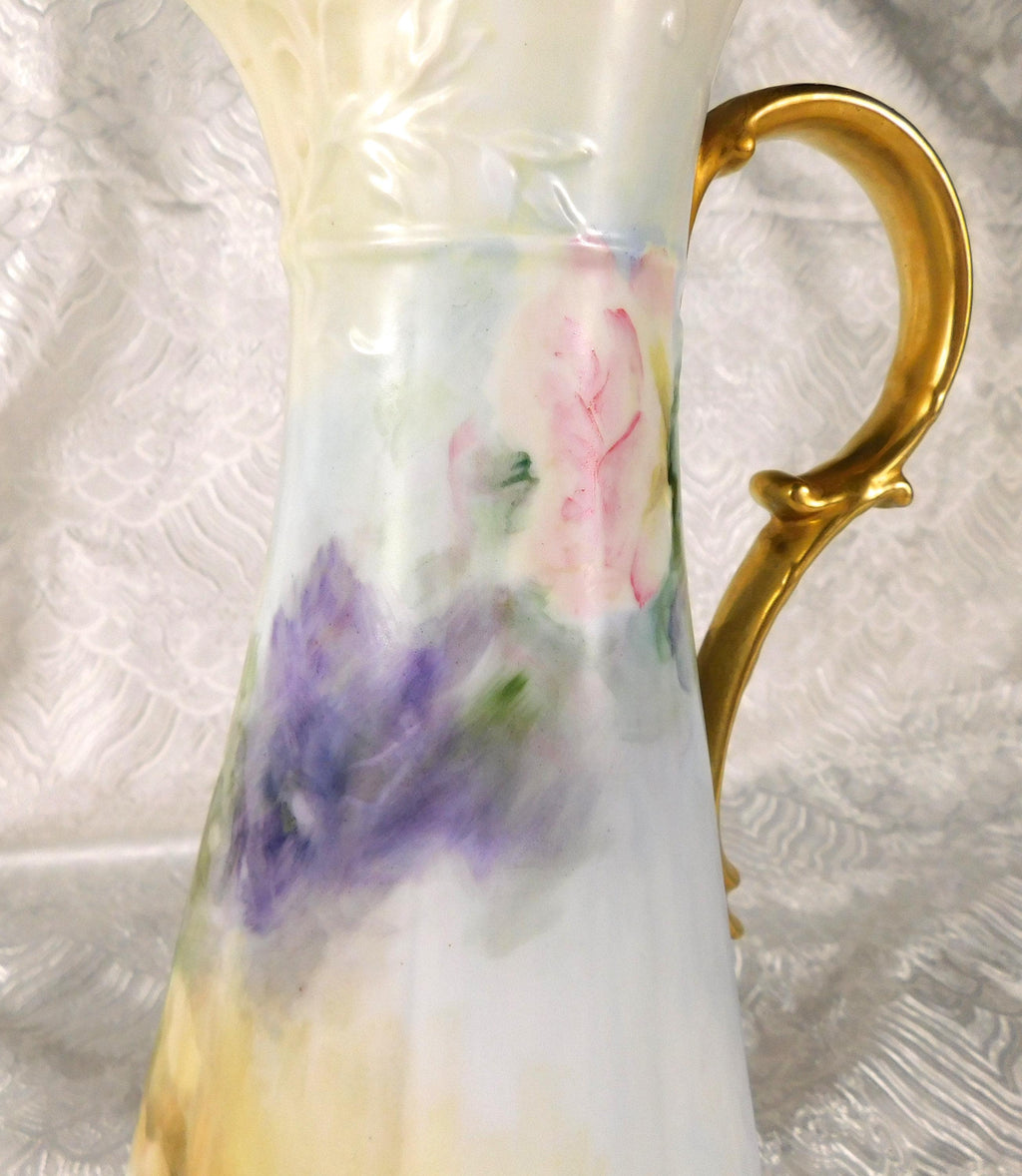 Signed Floral Chocolate Pot with Lid # 27530