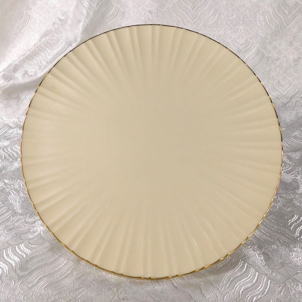 Lenox Fluted Collection Footed Cake Plate # 27488