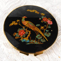 Dark Blue Stratton Peacock Double Mirror Compact # 27435