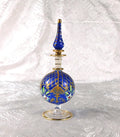 Blue Glass Decorative Perfume Bottle # 27483