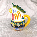 Green and Yellow Rooster Pitcher # 27476