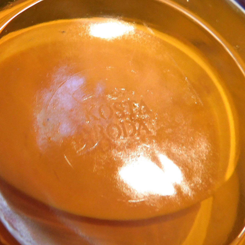 Kosta Boda Orange Art Glass Vase # 27653