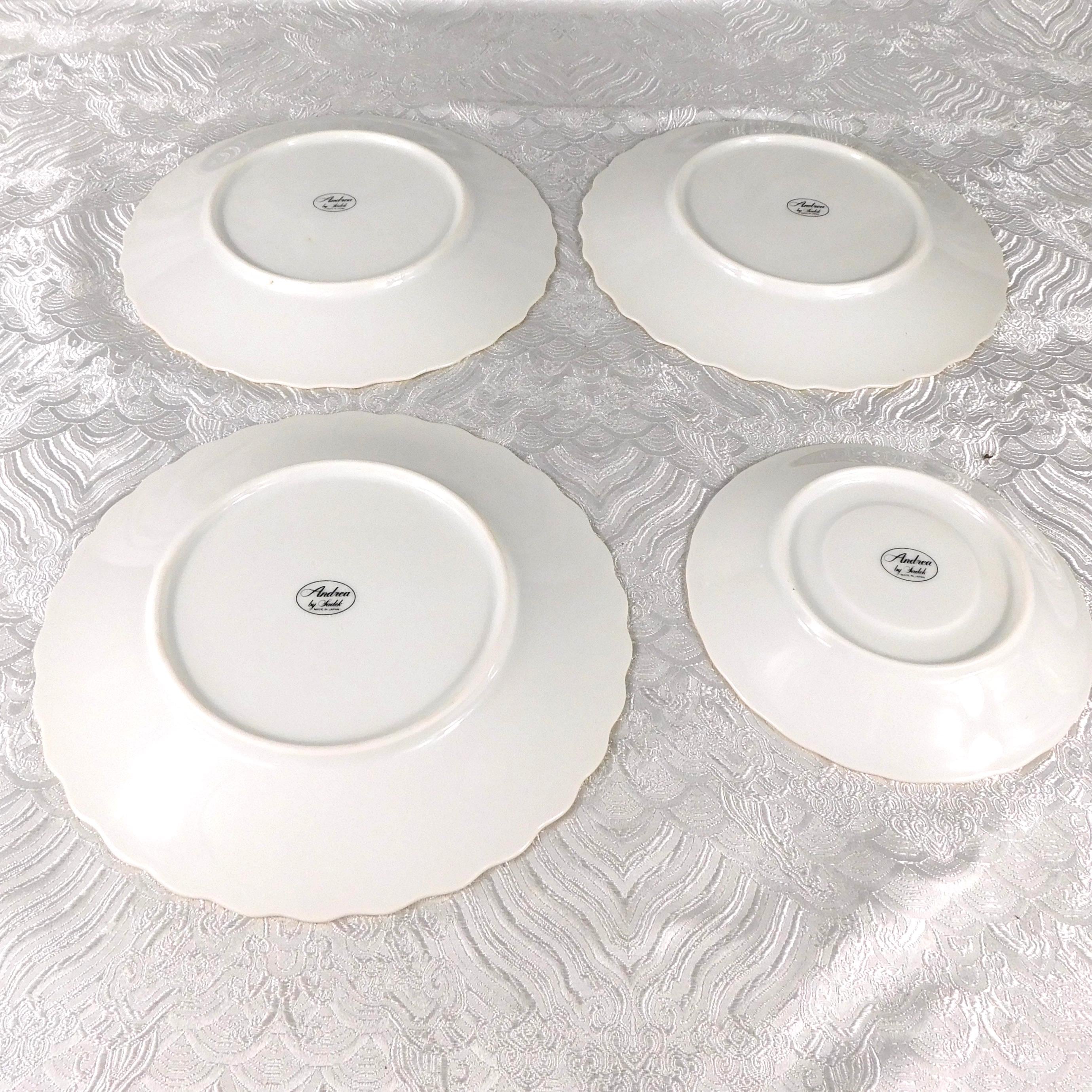 Andrea by Sadek Lot of Three Salad Plates in Buckingham # 27556