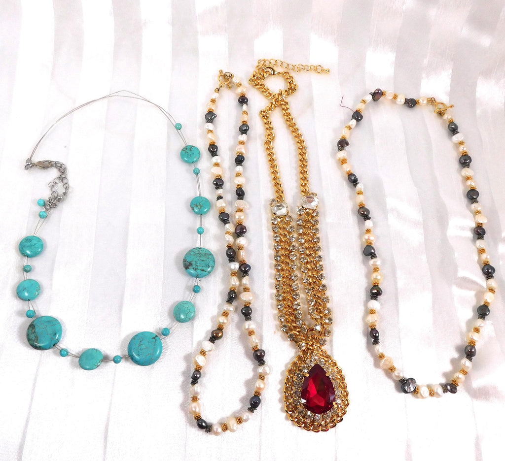Lot of Four Necklaces