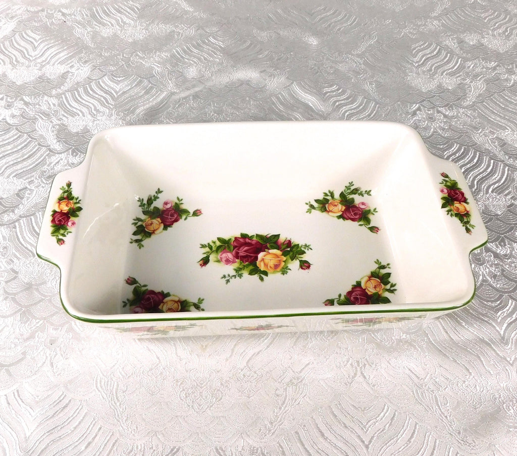 Royal Albert Old Country Roses Loaf Pan # 27611