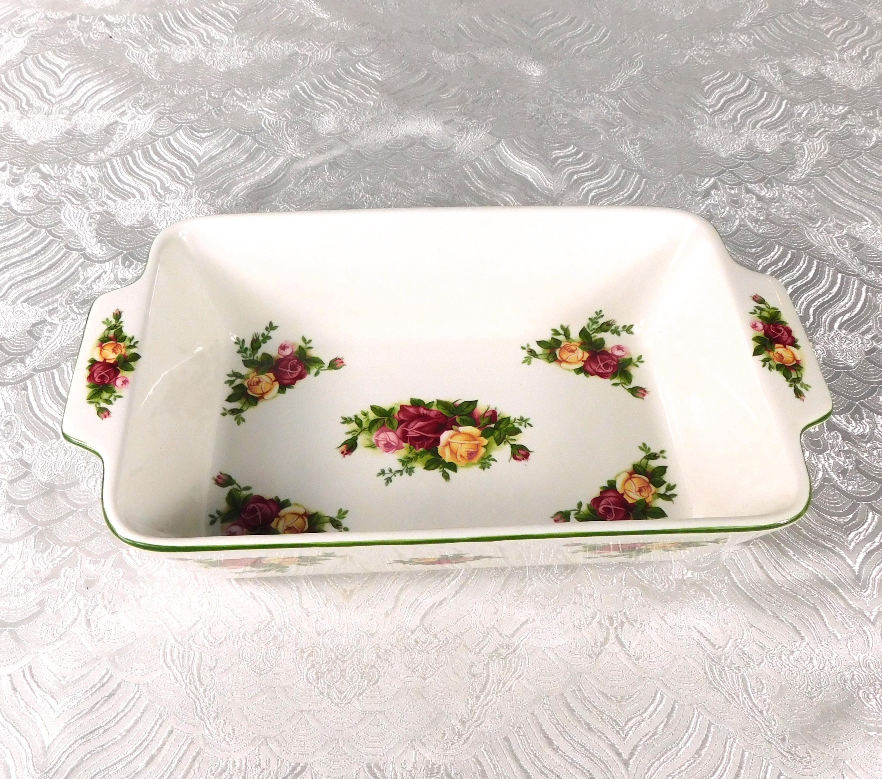 Royal Albert Old Country Roses Loaf Pan # 27611